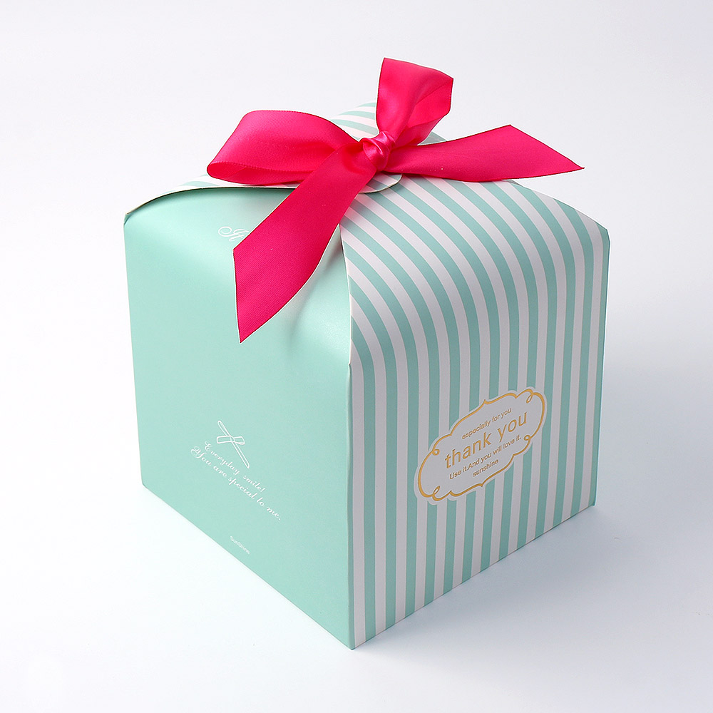 Oce 종이 포장 리본 상자 선물 박스 민트 10p 패키지 포장지 뚜껑 케이스 캔들 gift box