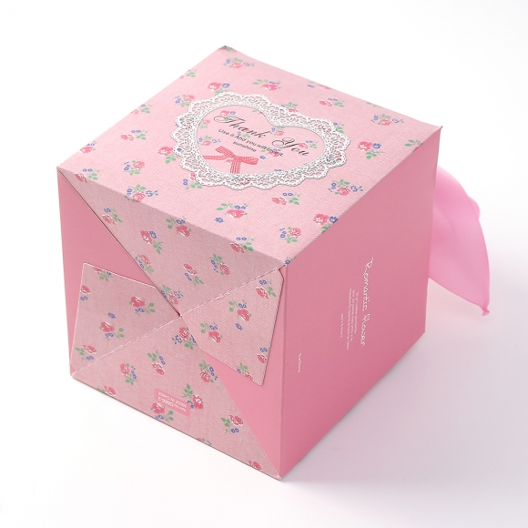 메리 리본 선물상자 10p세트(핑크)