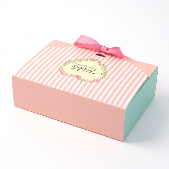 러브썸 리본 선물상자 10p세트(16.5x11.5cm) (핑크)
