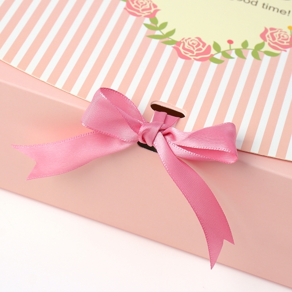 러브썸 리본 선물상자 10p세트(31x25cm) (핑크)