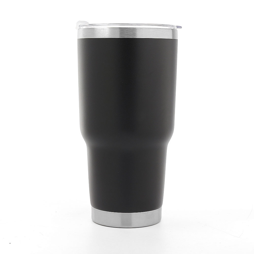 Oce 스텐 커피 텀블러 빨대 진공 컵 850ml 블랙 예쁜 보온병 이중 스텐 보냉병 콜드컵