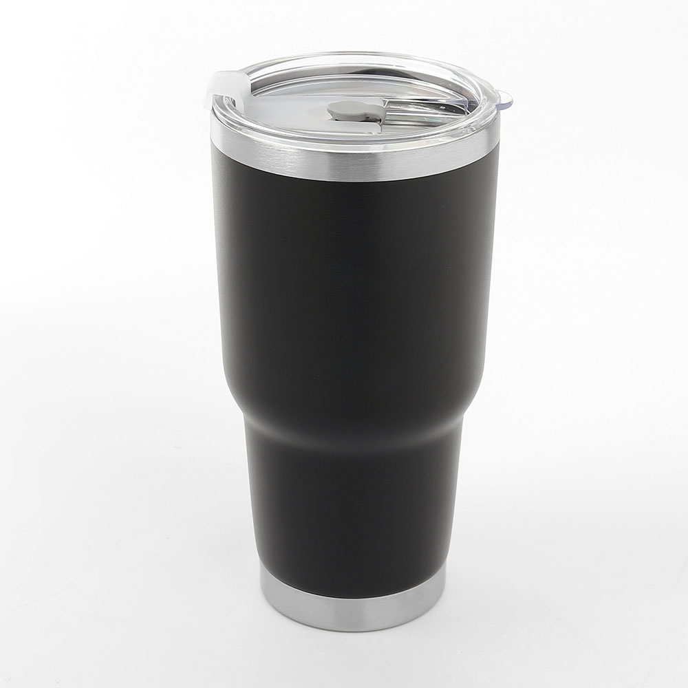 Oce 스텐 커피 텀블러 빨대 진공 컵 850ml 블랙 예쁜 보온병 이중 스텐 보냉병 콜드컵