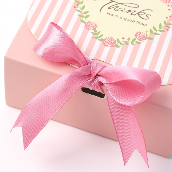 러브썸 리본 선물상자 10p세트(11.5cm) (핑크)