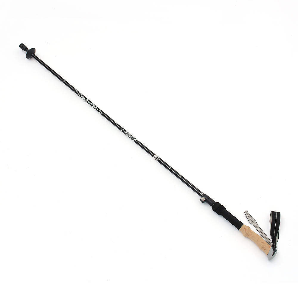 Oce 손편한 접이식 경량 등산 지팡이 130cm 스틸 막대 트래킹 스틱 스포츠 등산스틱