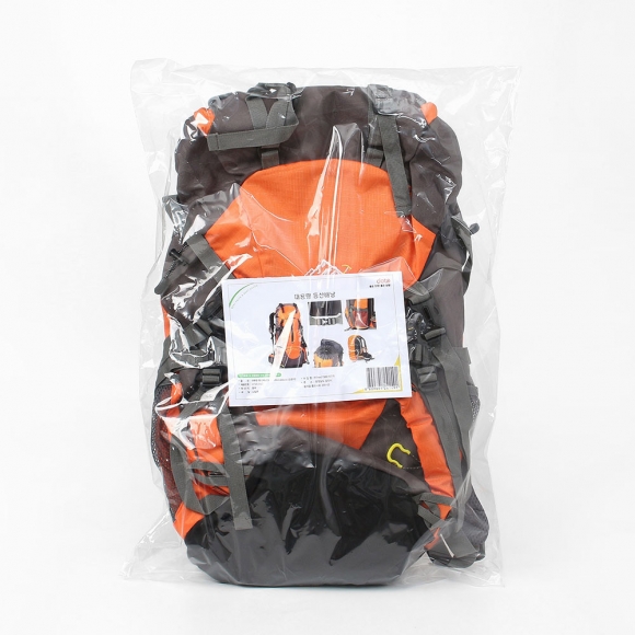 트래버스 방수 대형 등산가방(50L) (오렌지)