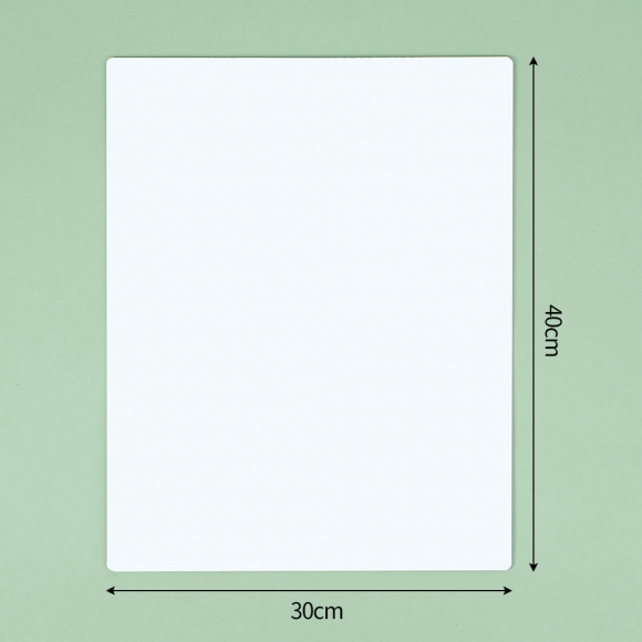 벽에 붙이는 안전 아크릴 거울 3p세트(30x40cm) (직사각)