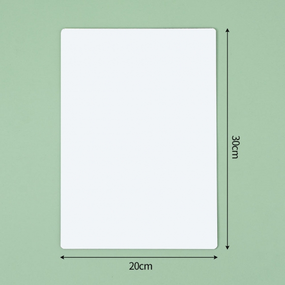 벽에 붙이는 안전 아크릴 거울 3p세트(20x30cm) (직사각)
