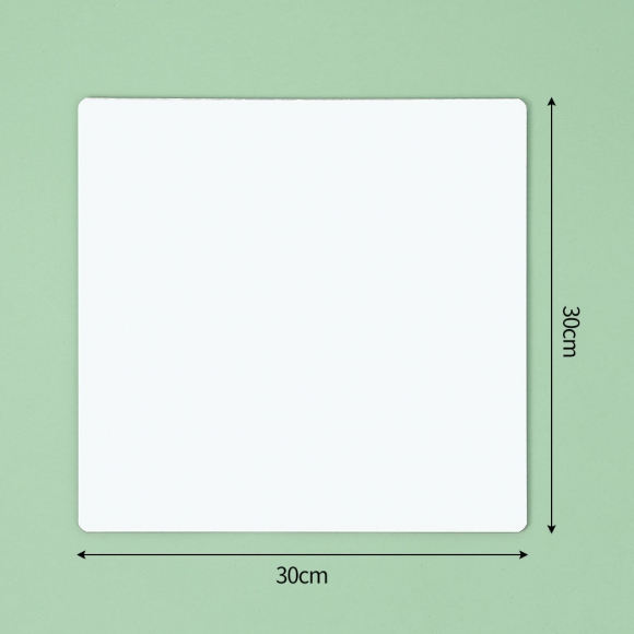 벽에 붙이는 안전 아크릴 거울 4p세트(30x30cm) (정사각)