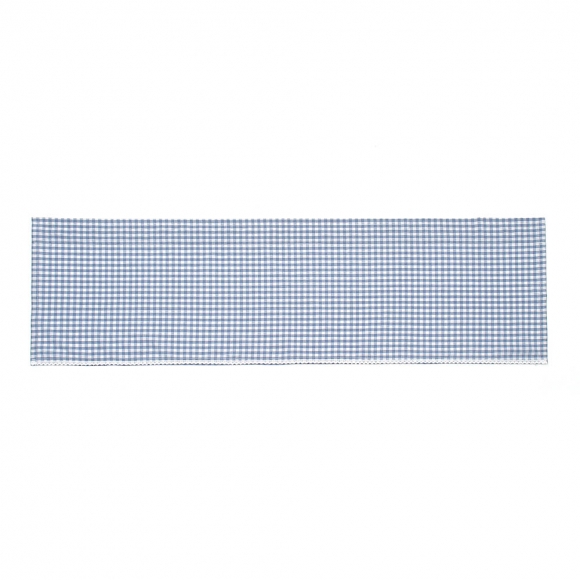 써니하우스 체크 바란스 커튼(150x45cm) (블루)