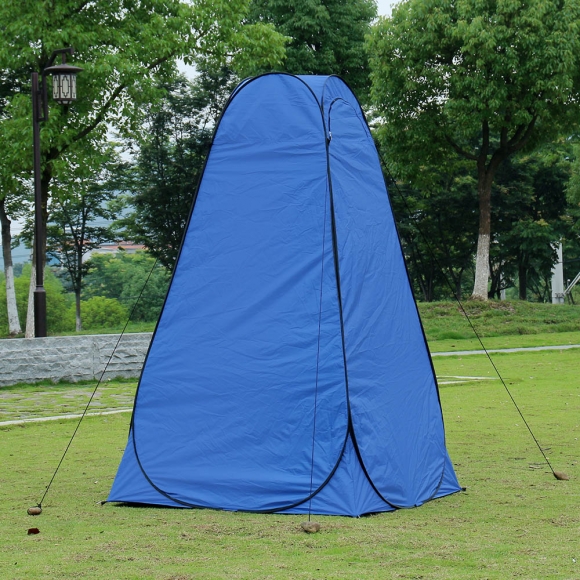 캠핑존 이동식 샤워텐트(120x190cm) (블루)