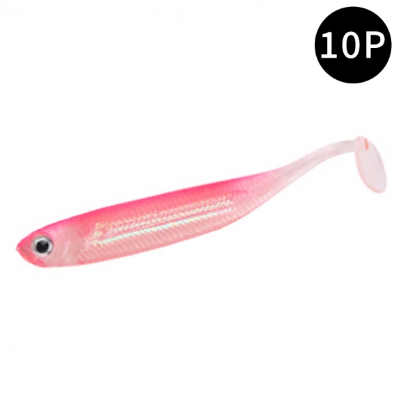 기본 루어 미끼 10p세트 F-03(핑크)