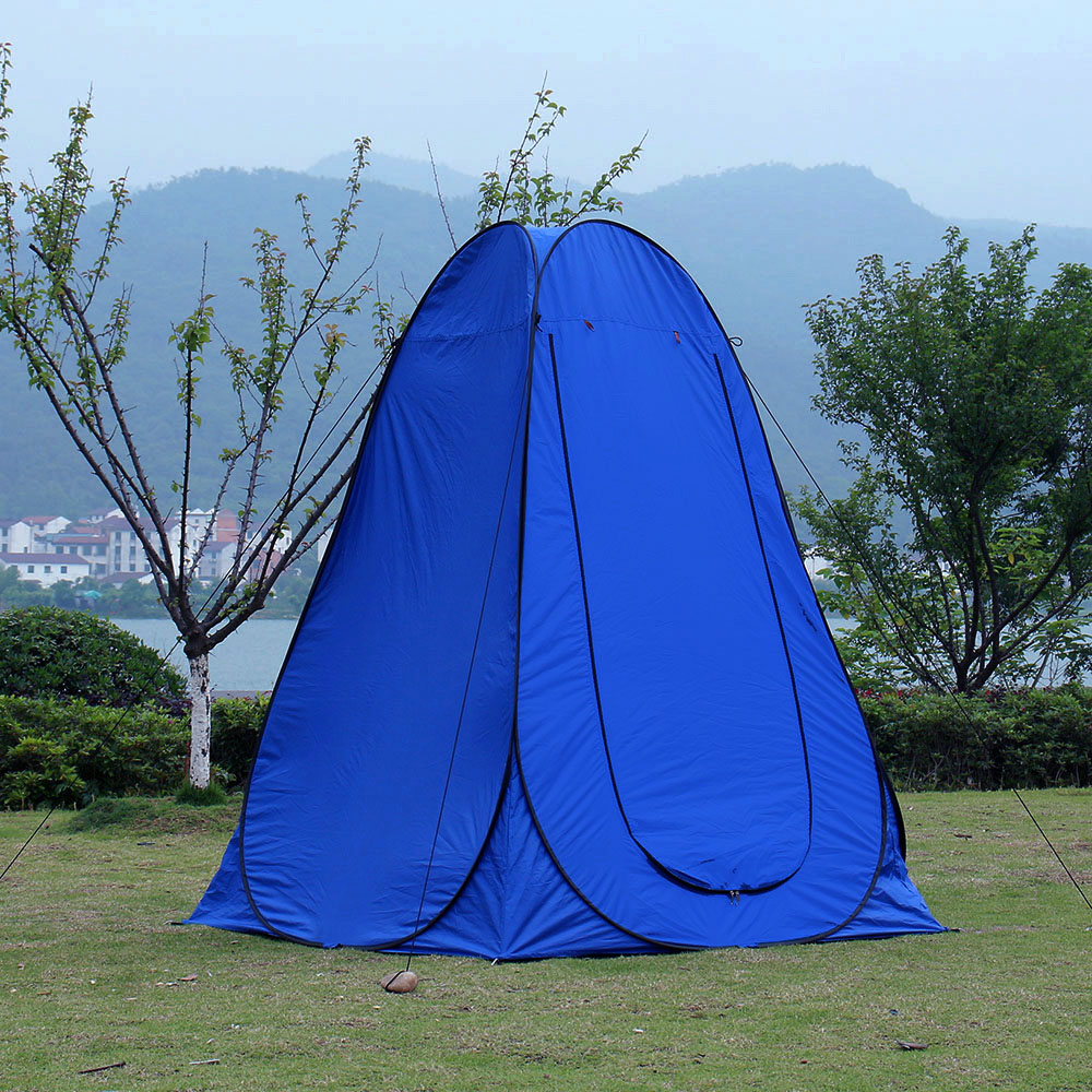 Oce 캠핑 간의 탈의실 화장실 간이 텐트 150x190 블루 목욕부스 차박쉘터 이동식피팅룸