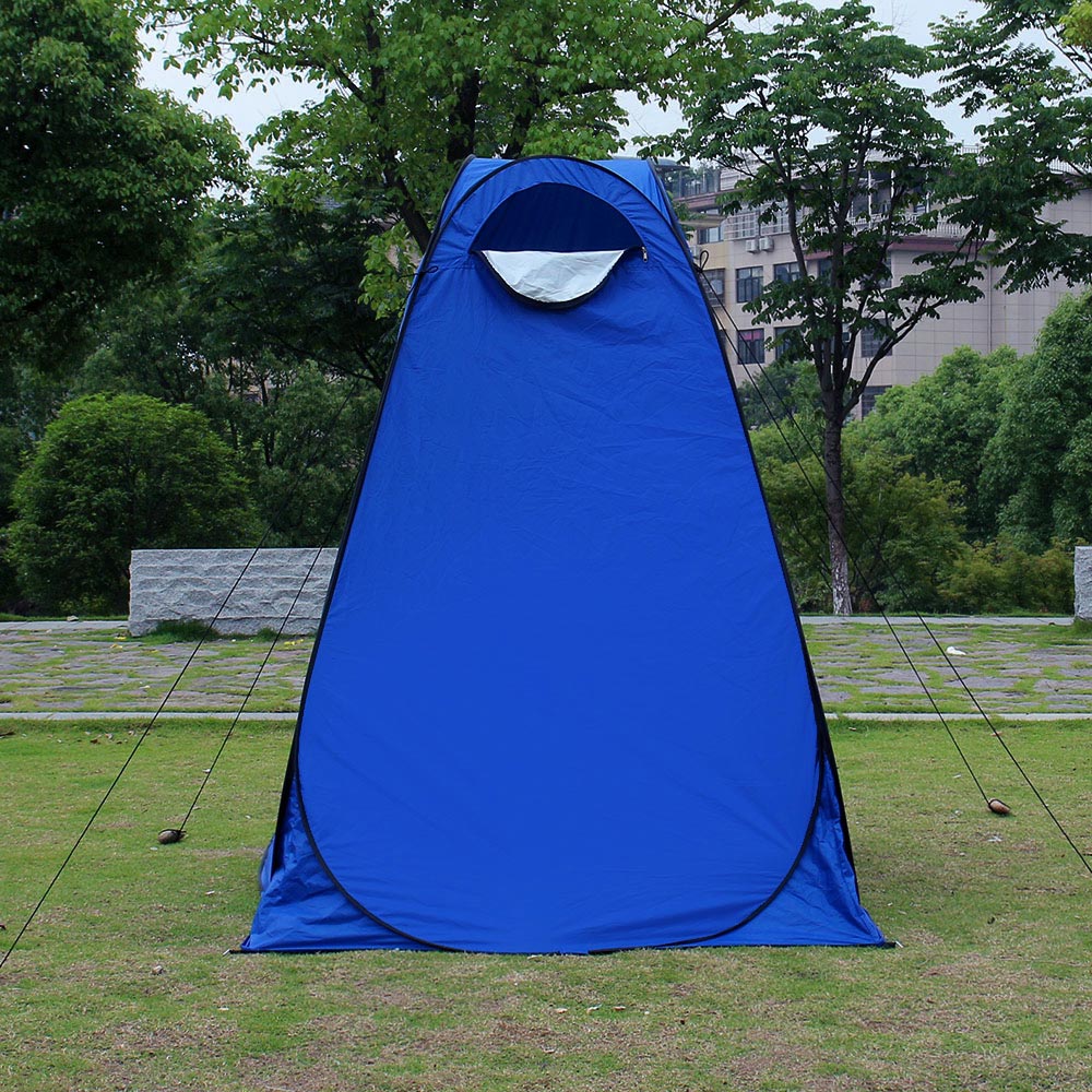 캠핑 간의 탈의실 화장실 간이 텐트 150x190 블루 차박쉘터 야외샤워 낚시좌식의자텐트