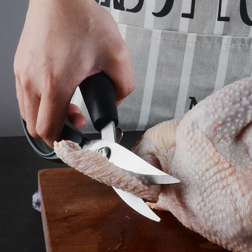 Oce 스텐 고기 자르는 생선 닭 손질 가위 잘드는 특수 가새 scissors 랍스터 가이