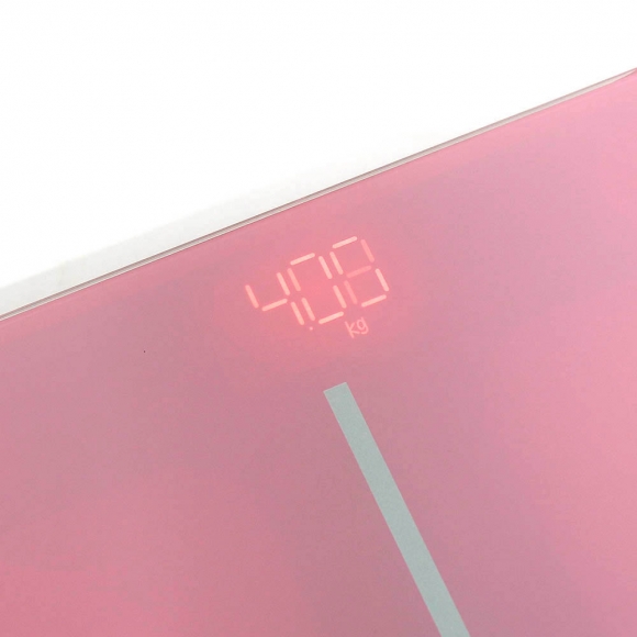 플러스 디지털 체중계(핑크)