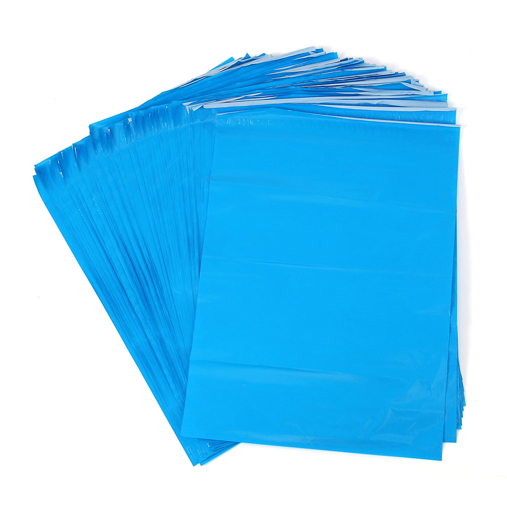 택배 비닐 봉지 접착 봉투 100p 38x44 블루 실링봉지 안전봉투 택배봉투