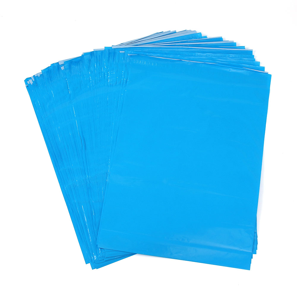 Oce 택배 비닐 봉지 접착 봉투 100p 40x51 블루 접착비닐 비닐백 택배봉투