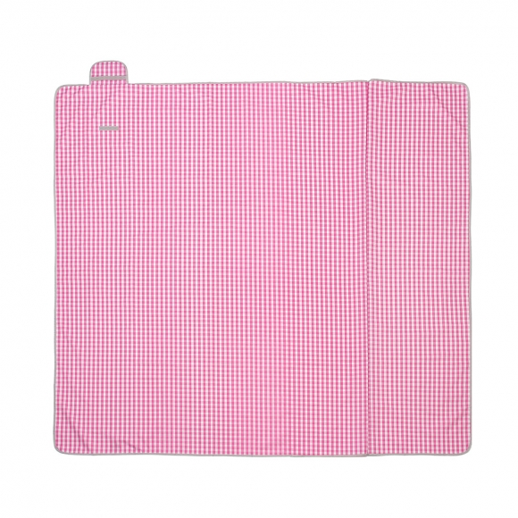 비비드 체크 방수돗자리(200x200cm) (핑크)