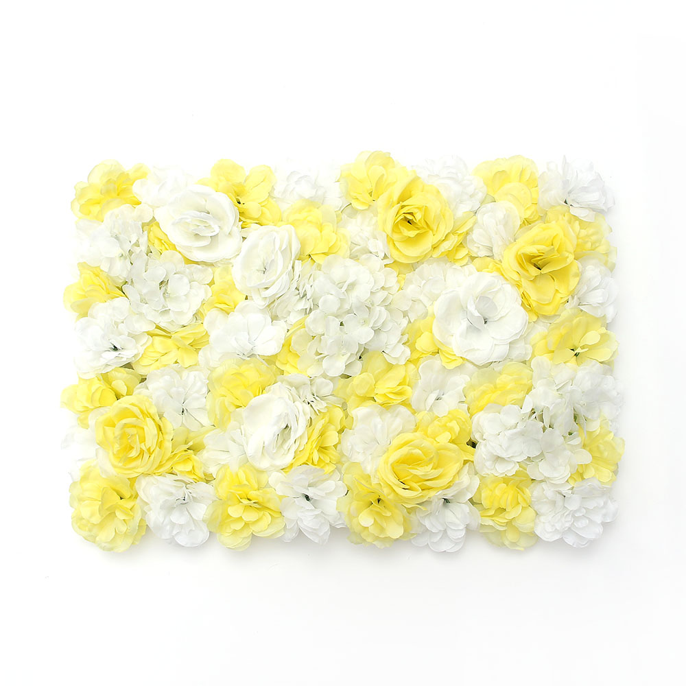 Oce 플랜트월 조화 벽장식 옐로우 60x40 카페 조화 꽃벽  꽂 조경블럭 플랜테리어 인테리어