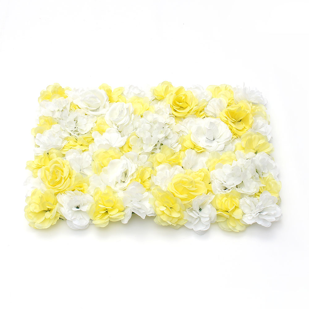 Oce 플랜트월 조화 벽장식 옐로우 60x40 카페 조화 꽃벽  꽂 조경블럭 플랜테리어 인테리어