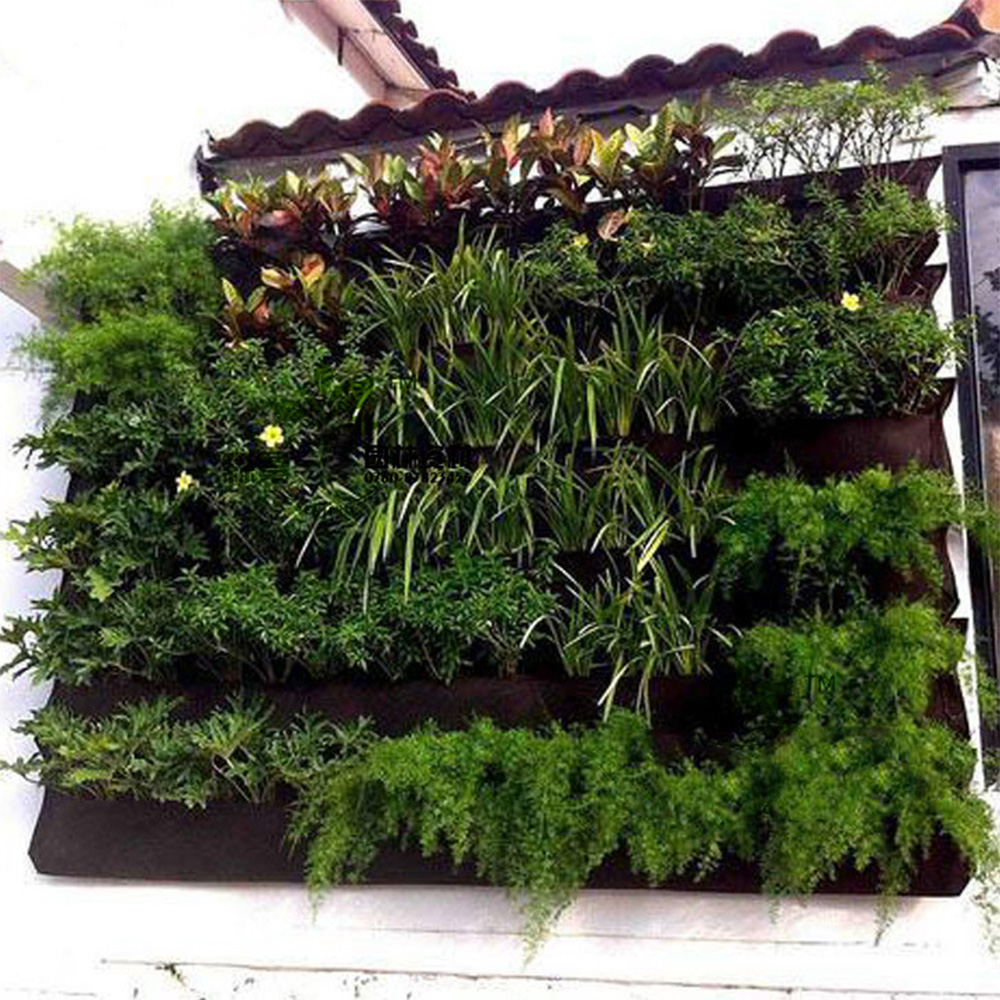 Oce 실내 화원 식물 벽걸이 화분 꽃이 주머니 100x100 64 거실 플랜테리어 수직 공간 정원 벽면 녹화