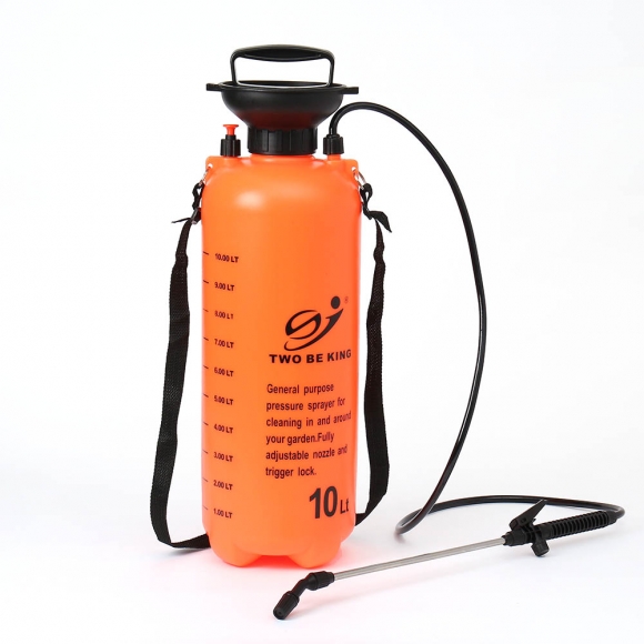 워터탱크 어깨걸이 대용량 압축분무기(10L) (오렌지)