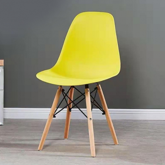 북유럽스타일 심플 디자인 의자 (옐로우)