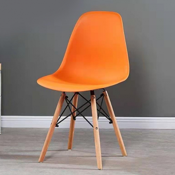 북유럽스타일 심플 디자인 의자 (오렌지)