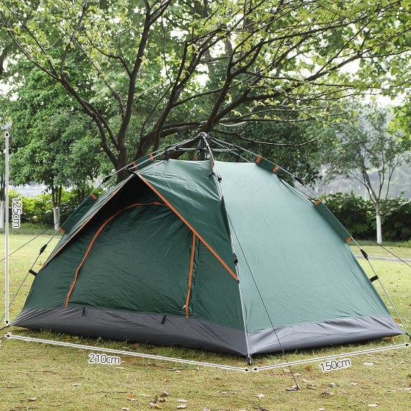 2~3인용 아우터 원터치 텐트(그린)