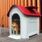 안전문 반려견 하우스(E)(레드)