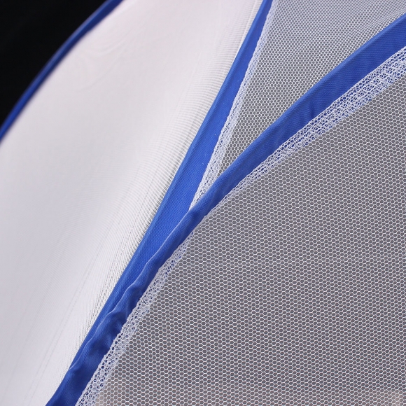 방충촘촘 돔형 원터치 모기장(150x200cm) (블루)