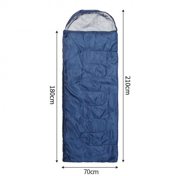 야외취침 경량 캠핑 침낭(블루)