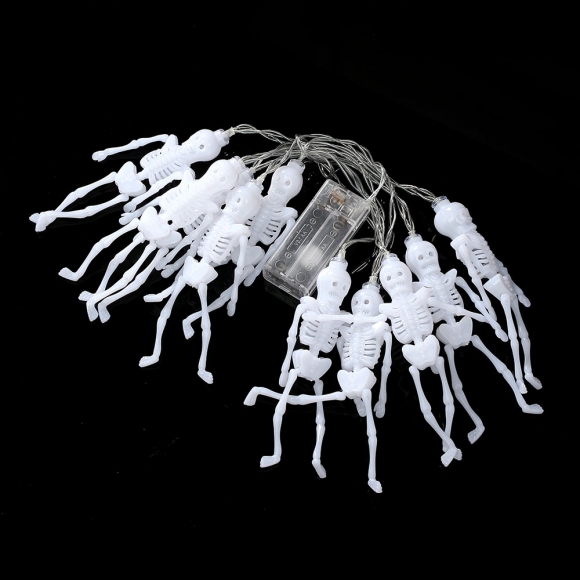 10구 LED 할로윈 뼈다귀 가랜드 전구(1.5M)