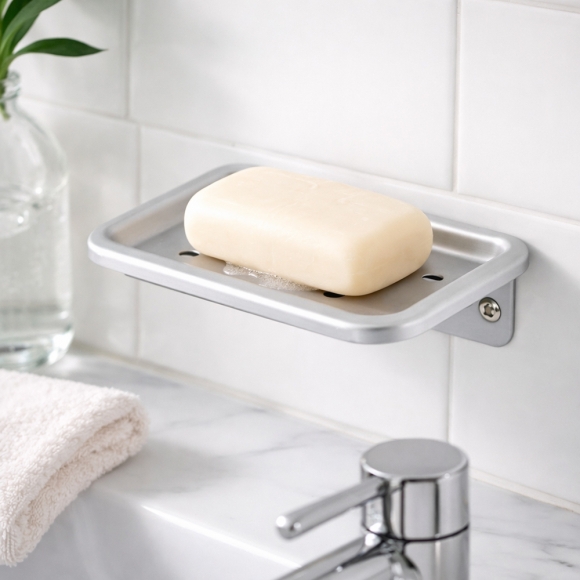 홈바스 모던 비누대(실버)