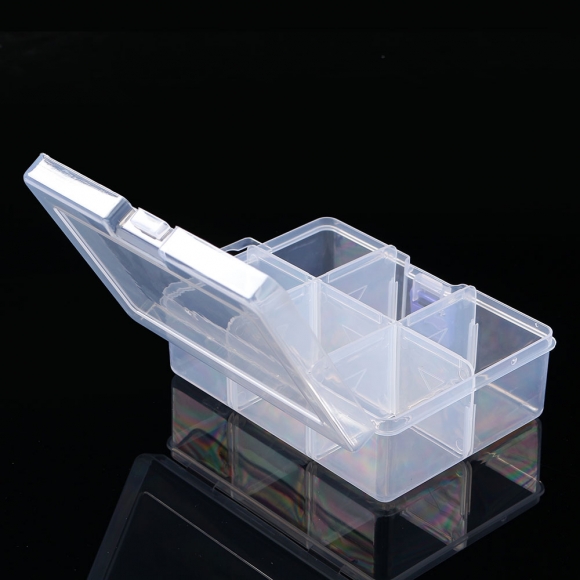 투명 소품수납함 멀티박스 8p세트(6칸)