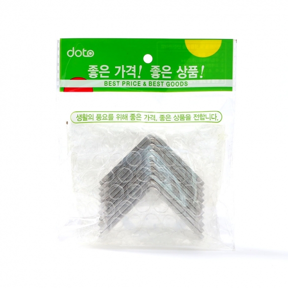 영달철물 스텐꺽쇠 코너철 10p세트(45x45mm)
