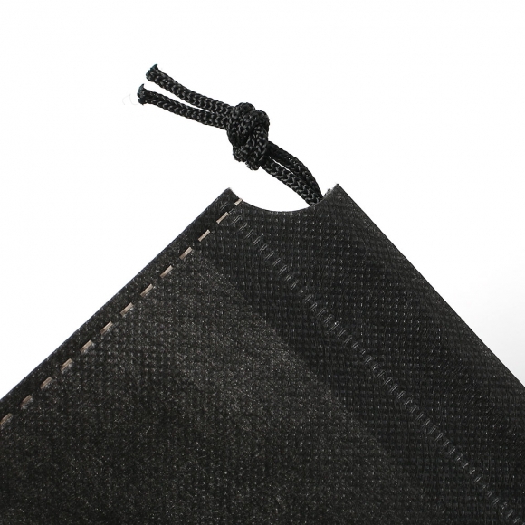 한쪽 스트링 부직포 파우치 20p세트(20x27cm) (블랙)