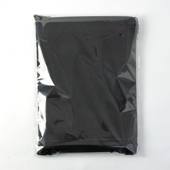 양쪽 스트링 부직포 파우치 20p세트(30x39cm) (블랙)