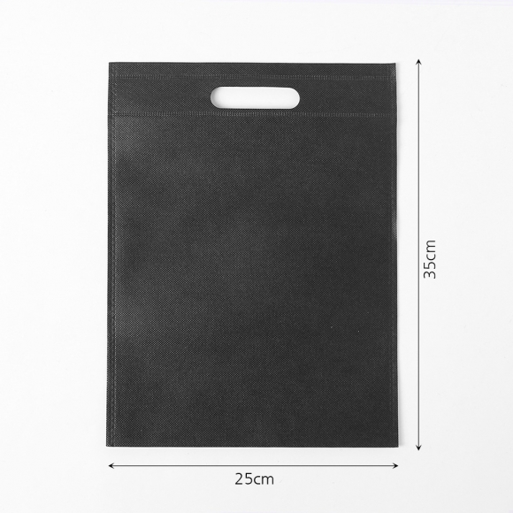 컬러 부직포 가방 10p세트(25x35cm) (블랙)