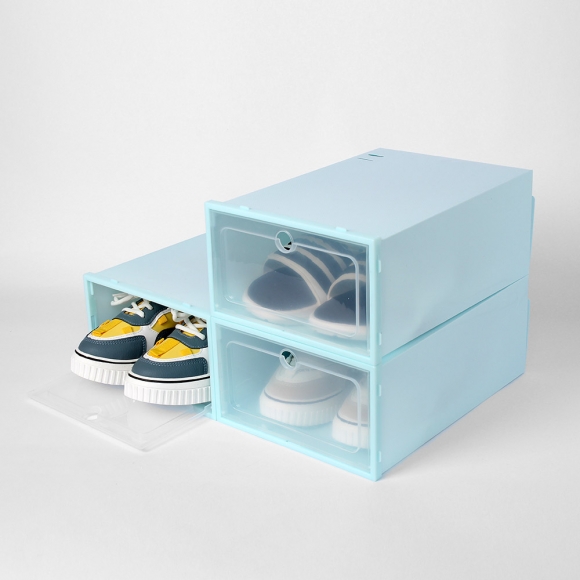 슈박스 신발정리함 3p세트(소) (블루)