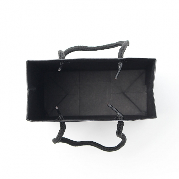 무지 세로형 쇼핑백 10p세트(13x19cm) (블랙)
