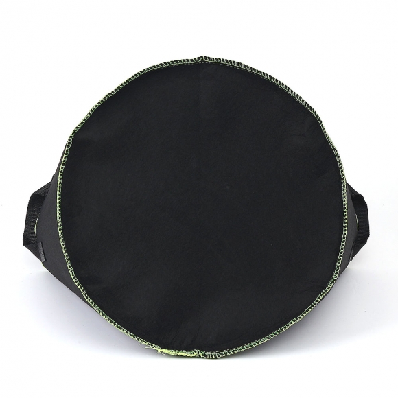 베란다 텃밭 대형 부직포 화분 2p세트(40x30cm) (블랙+그린)