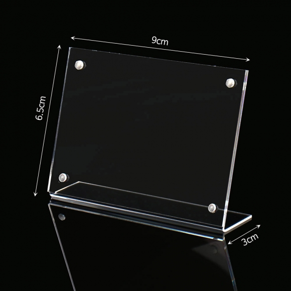 자석 L자형 아크릴 쇼케이스 3p세트(9x6cm) (가로형)