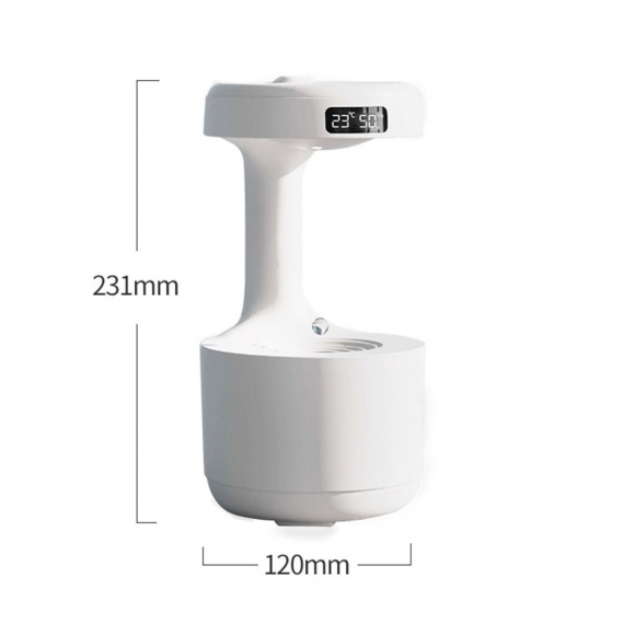 (해외직구)LZ599 반중력 물방울 USB 가습기(화이트)