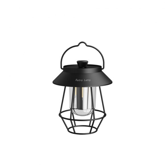 (해외직구)LED 호롱불 3색 캠핑 램프(블랙)