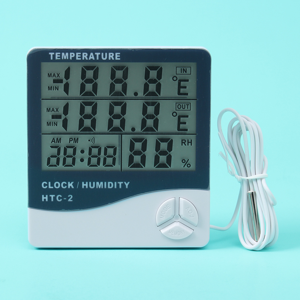 실내외 디지털 온습도계 벽걸이&탁상 시계 오토 워치 온도계 습도계 table clock