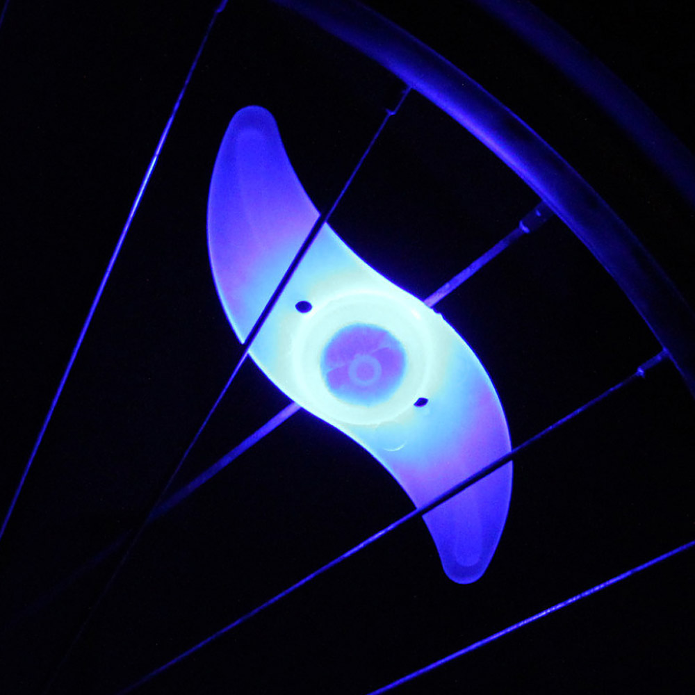 실리콘 LED 자전거 휠라이트 플래시 블루 5p 밝은 후라시 자전거 조명 바퀴 휠조명