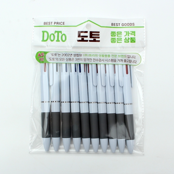 멀티펜 3색 볼펜 10p세트 (0.5mm)