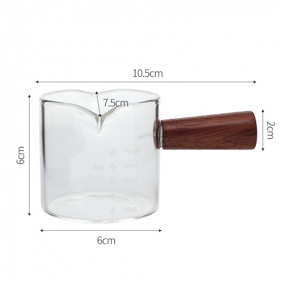 [로하티] 내열유리 에스프레소 샷잔 S1(75ml)