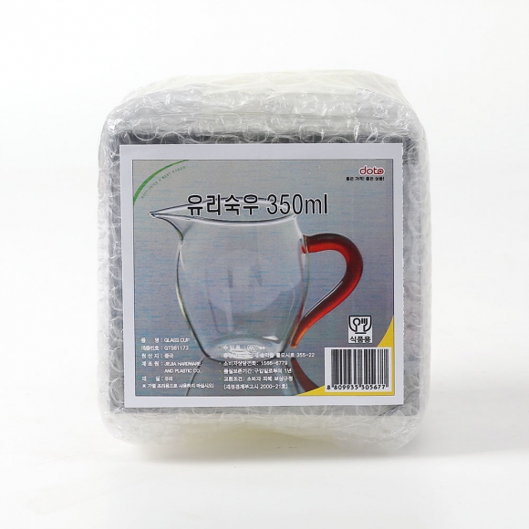 [로하티] 컬러무드 내열유리 숙우(350ml) (레드)